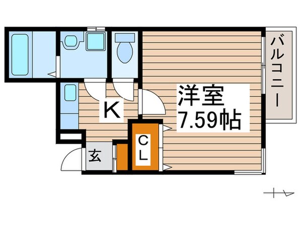 Ａ－ｌｅｇａｔｏ大喜の物件間取画像